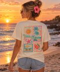 Vintage Tropical Stamp Tee