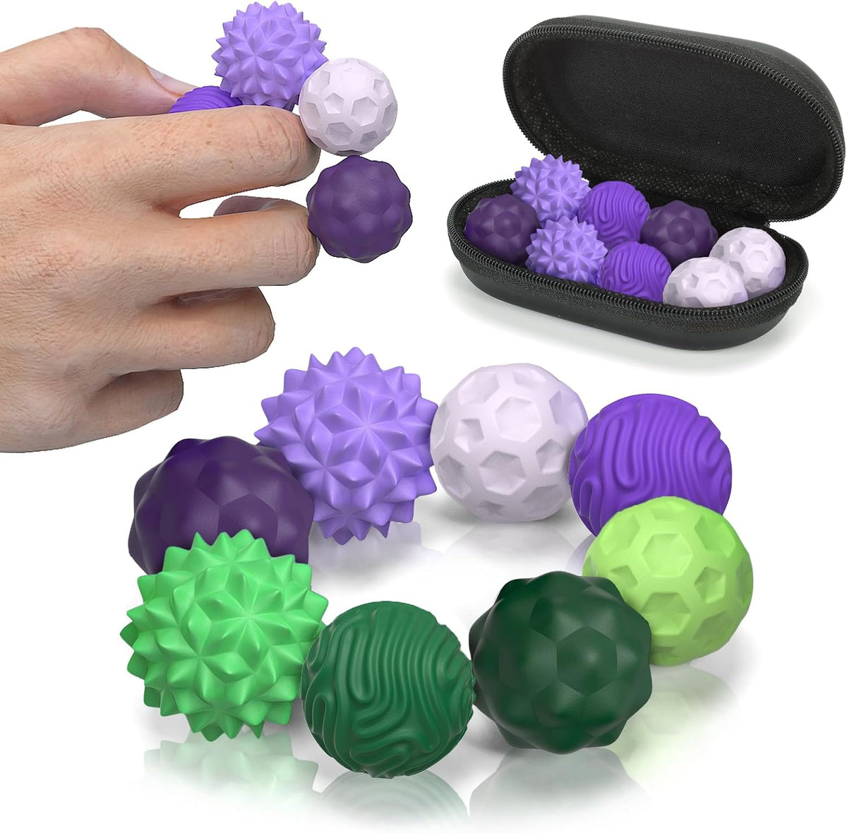 Magnetic Fidget Balls for Adults & Teens, Silent Fidget Toys for Office